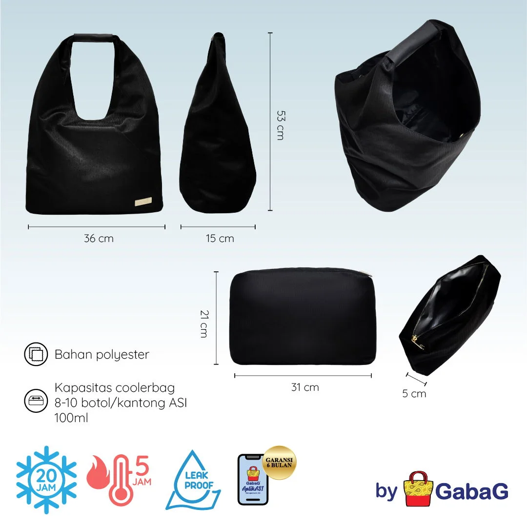 GABAG SLING TOTE SINGLE COMPARTMENT GIANA