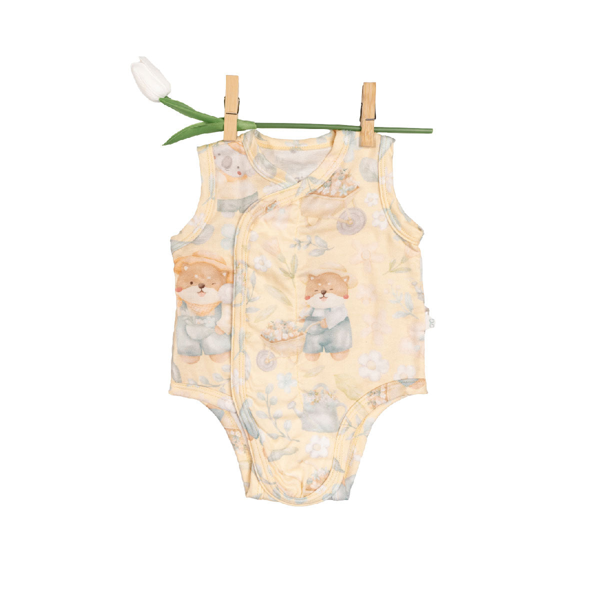 Granny Ben TENCEL Snap and Sleep Bodysuit 