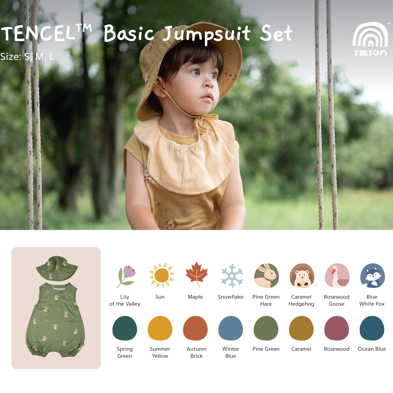 Saeson Basic Jumpsuit Set