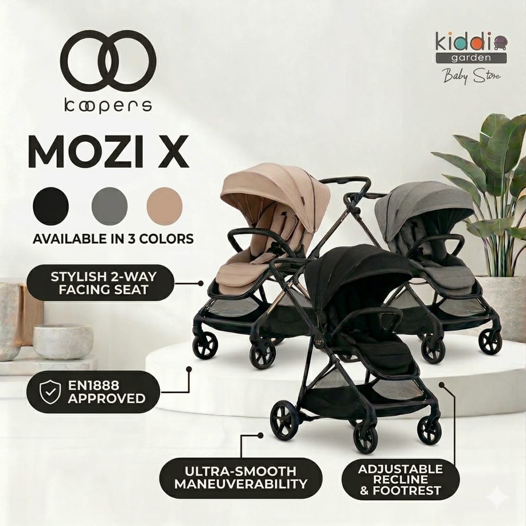 Koopers Mozi X Two Way Stroller| EN1888 Approved