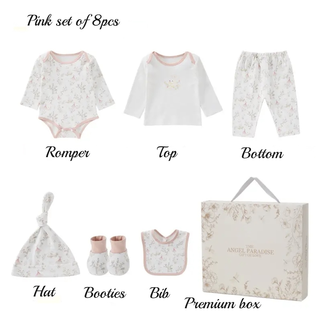 Little Bloom Newborn Gift Set - Girl