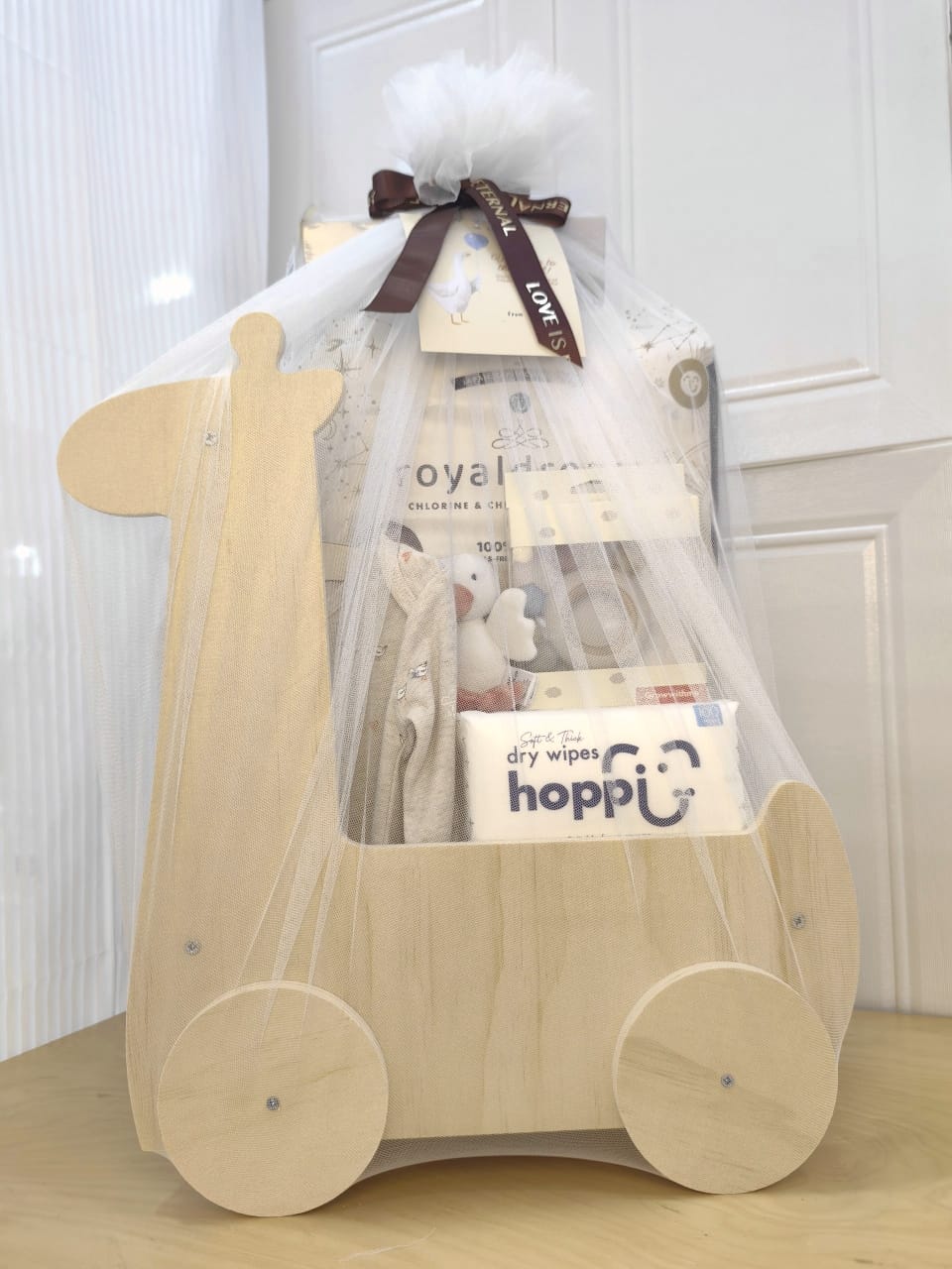 Luxe Baby Carriage Hamper Gift Set