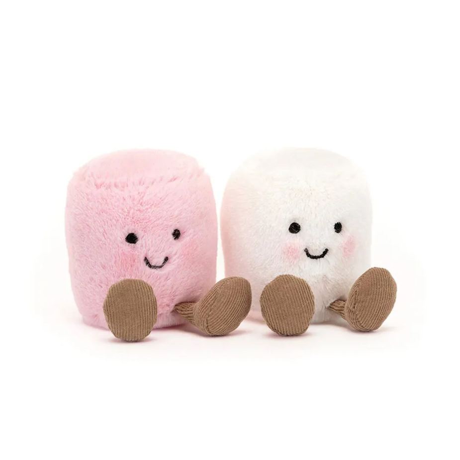 Jellycat Amuseables Pink And White Marshmallows