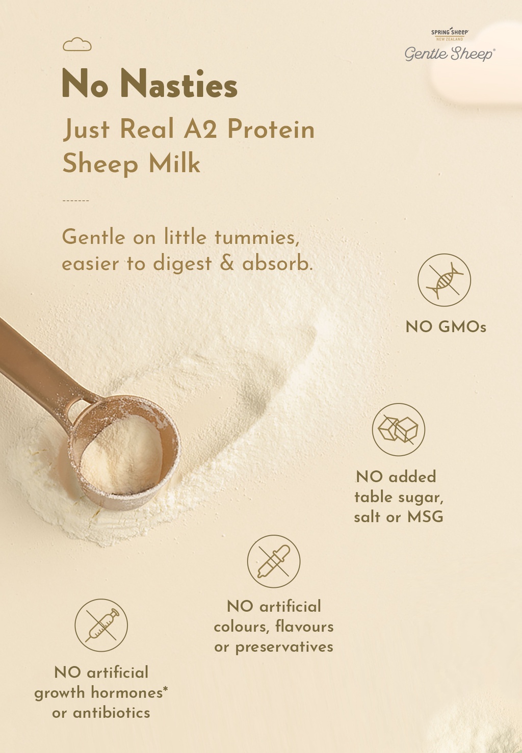 Spring Sheep Gentle Sheep Toddler Milk Drink (Step 3) 700g