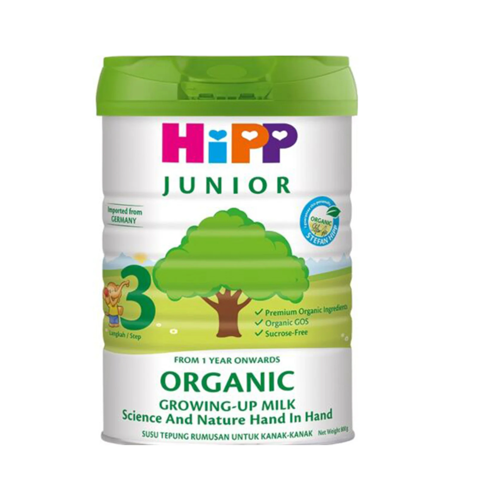 HiPP JUNIOR ORGANIC Growing-up Milk - 800g