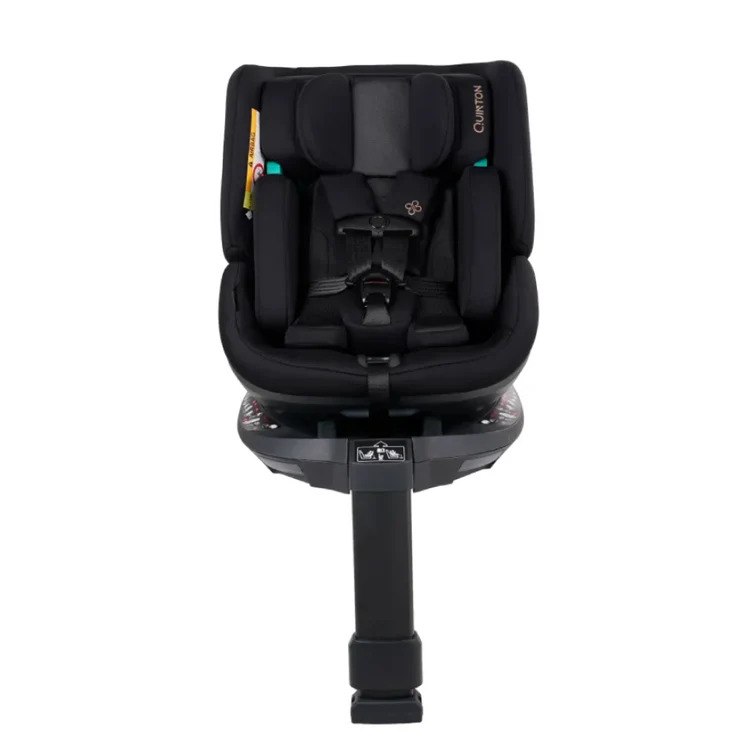 Quinton Wowo 360° Spin Safety Baby Car Seat with Chest Clip & Isofix (Newborn to 150cm, 0-12 years)