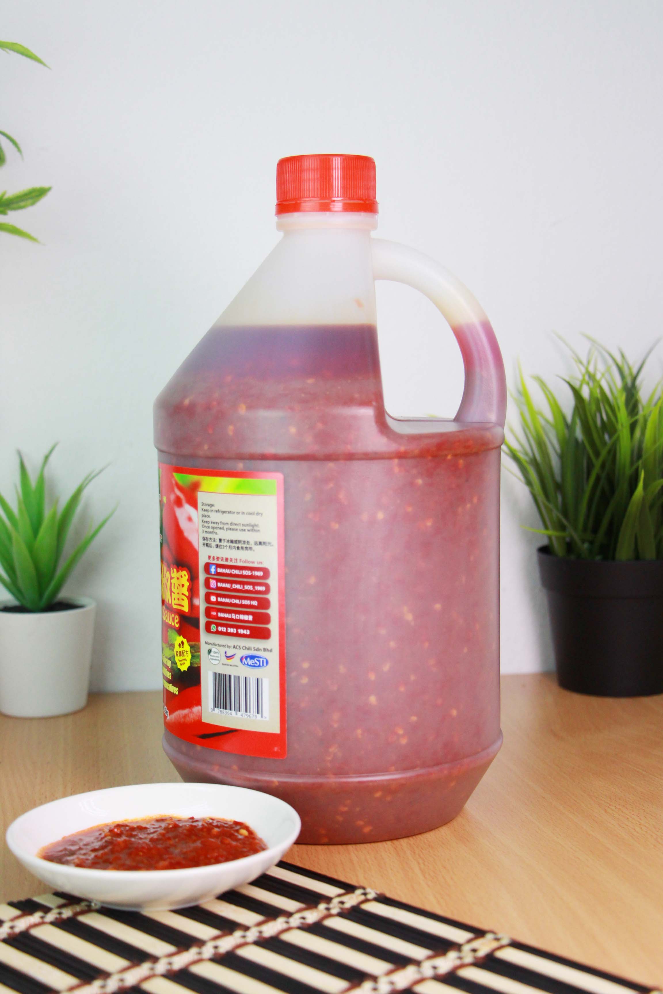 【3kg】马口辣椒酱-餐馆用途 Bahau Chili Sauce-Restaurant Use