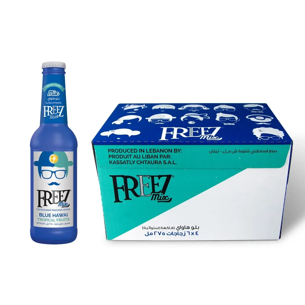 Freez Mix Soda 275ml Carbonated Flavoured Drink [Assorted] - Refreshing Non-Alcoholic Soda