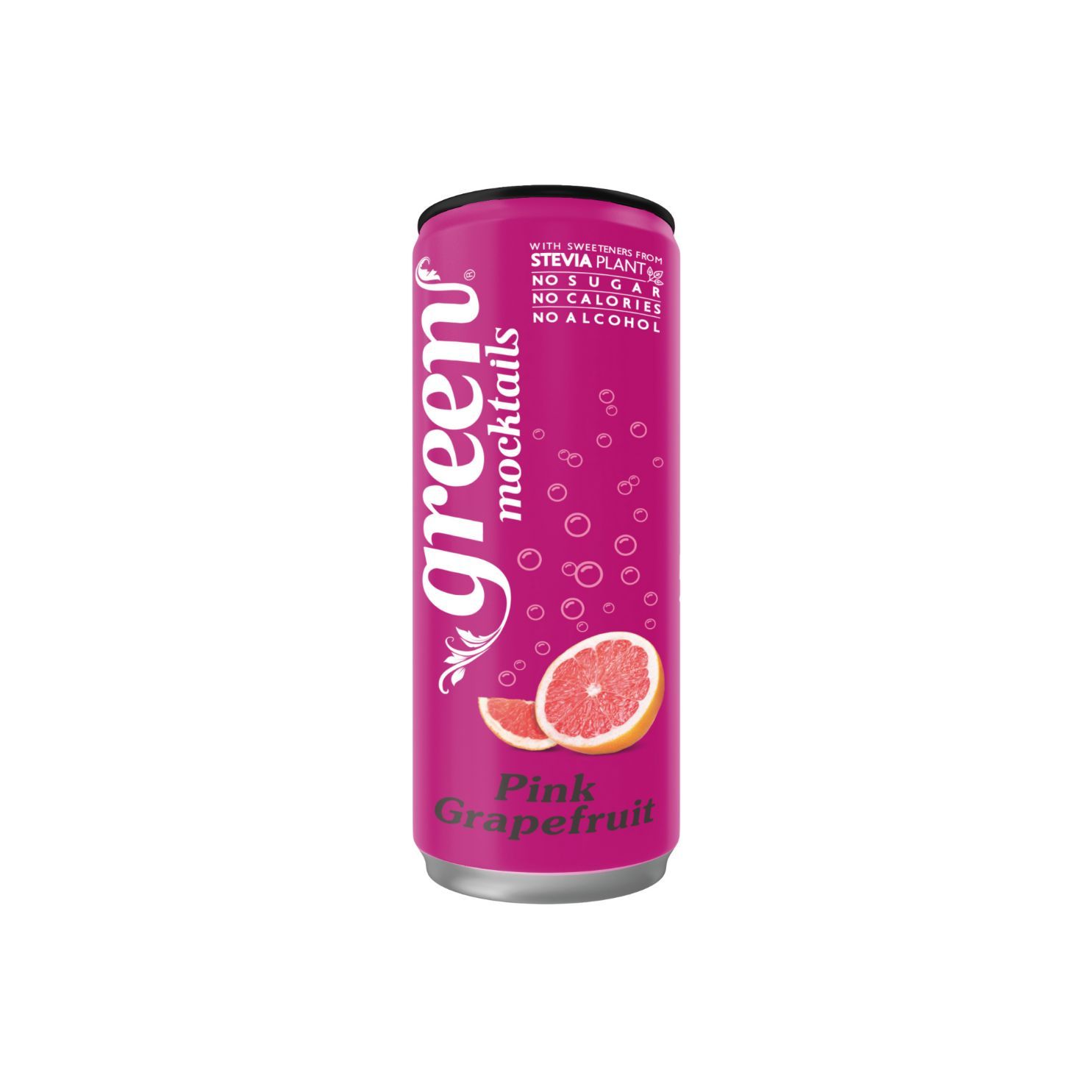 Green Cola Pink Grapefruit 330ml – Naturally Sweetened Soft Drink - No Sugar Added