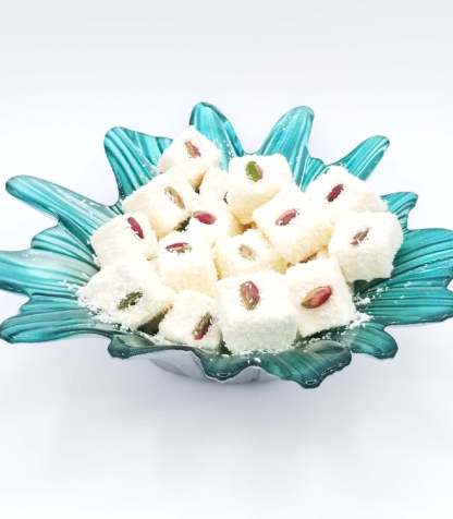 KOSKA TURKISH DELIGHT (Lokum) SULTAN WITH PISTACHIO - Giftable Snacks [500g x 12] - Imported From Turkey
