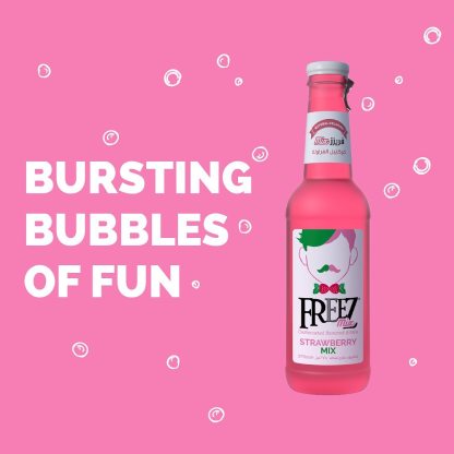 Freez Mix Strawberry Soda Drink 275ml x 24
