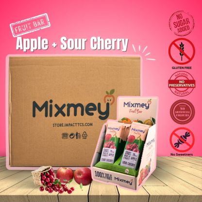 MIXMEY Apple + Sour Cherry Fruit Bar 20 g x 24