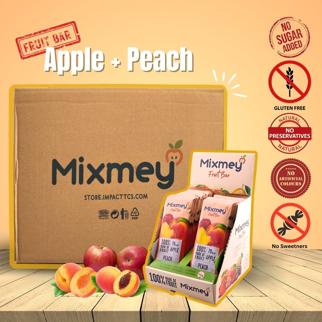 MIXMEY Apple + Peach Fruit Bar 20g x 24