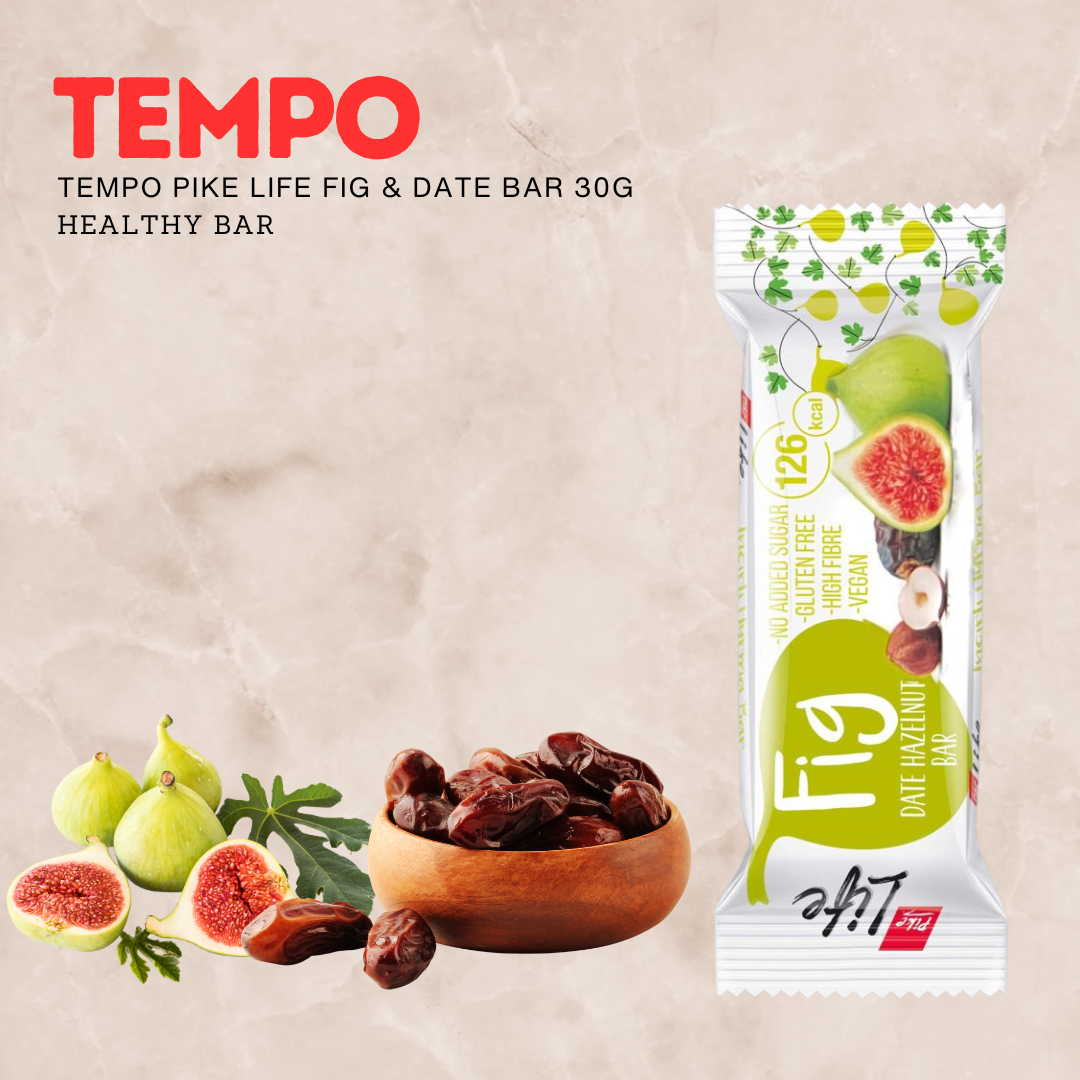 Pike Life Fig Date Hazelnut Bar 30g-Impact TCS