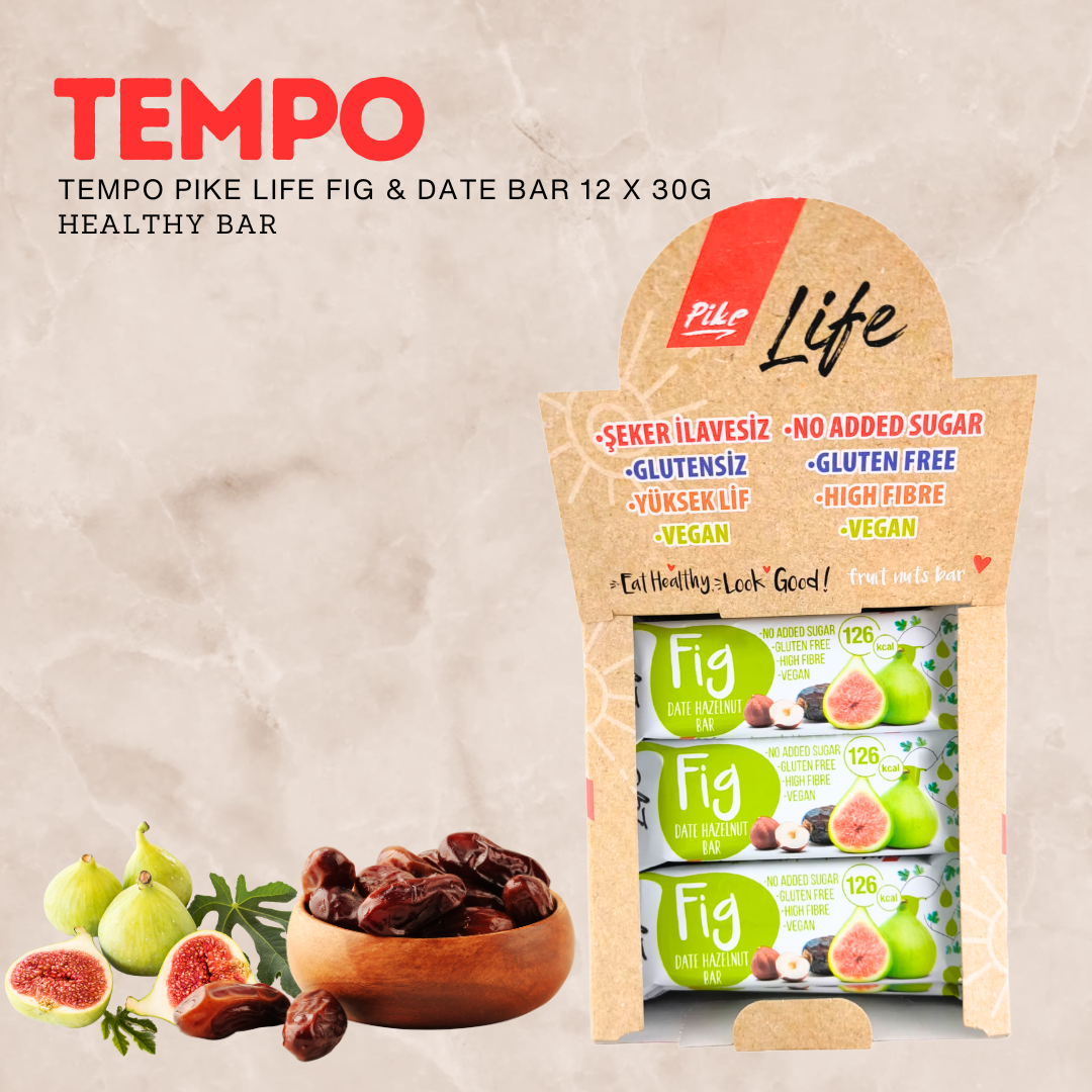 Pike Life Fig Date Hazelnut Bar 30g