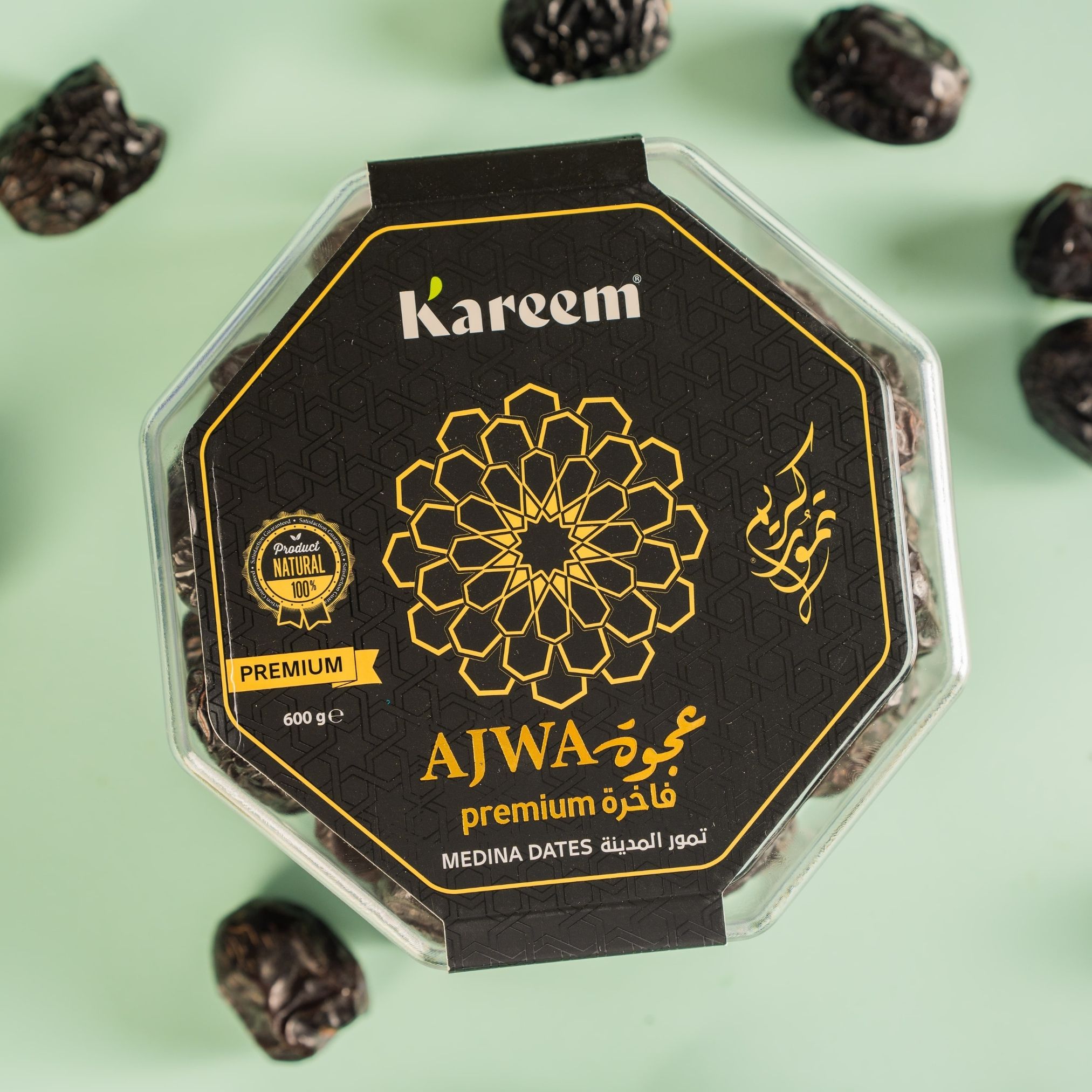  KAREEM KURMA DATES AJWA PREMIUM [ 600g ] FROM SUADI ARABIA