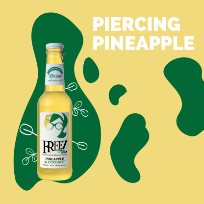 Freez Mix Pineapple & Coconut Soda Drink 275ml x 24