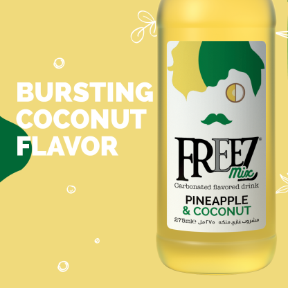 Freez Mix Pineapple & Coconut Soda Drink 275ml x 24