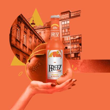 Freez Mix Mango & Peach Soda Drink 275ml x 24