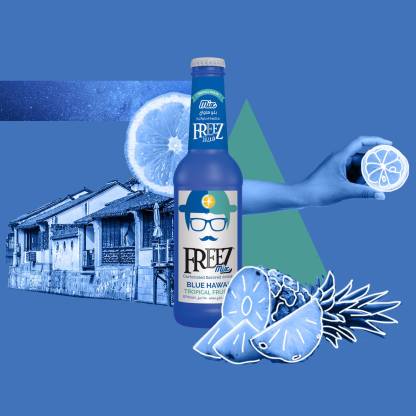 Freez Mix Blue Hawaii Soda Drink 275ml x 24