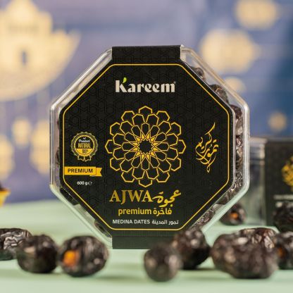  KAREEM KURMA DATES AJWA PREMIUM [ 600g ] FROM SUADI ARABIA