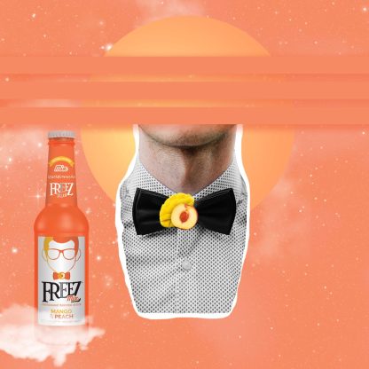 Freez Mix Mango & Peach Soda Drink 275ml x 24
