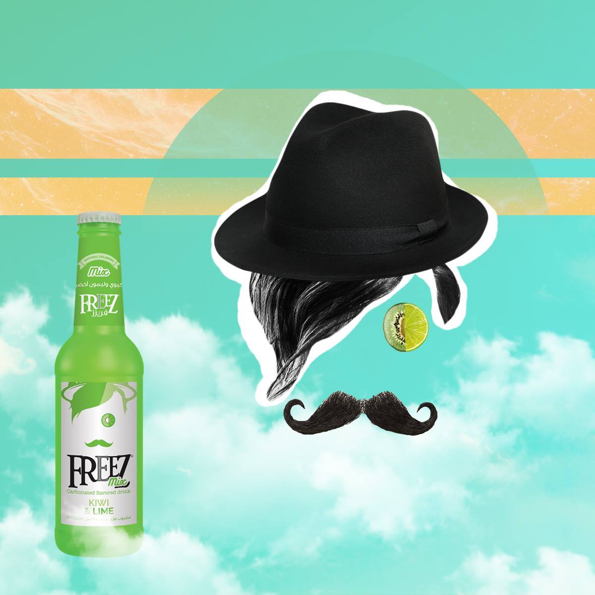 Freez Mix Kiwi & Lime Soda Drink 275ml x 24