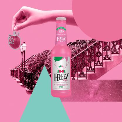 Freez Mix Strawberry Soda Drink 275ml x 24