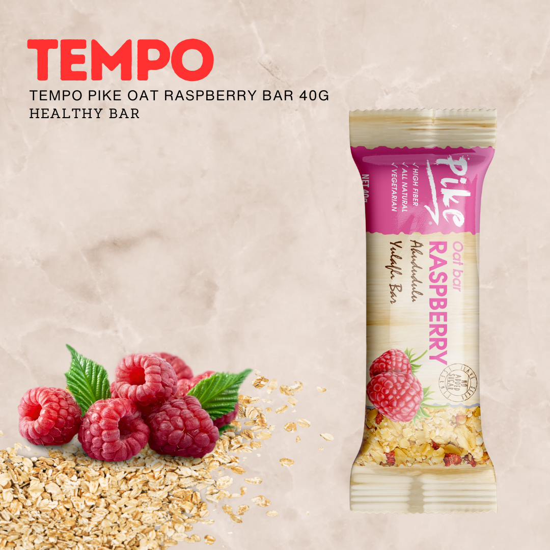 Pike Raspberry Oat Bar 40g-Impact TCS