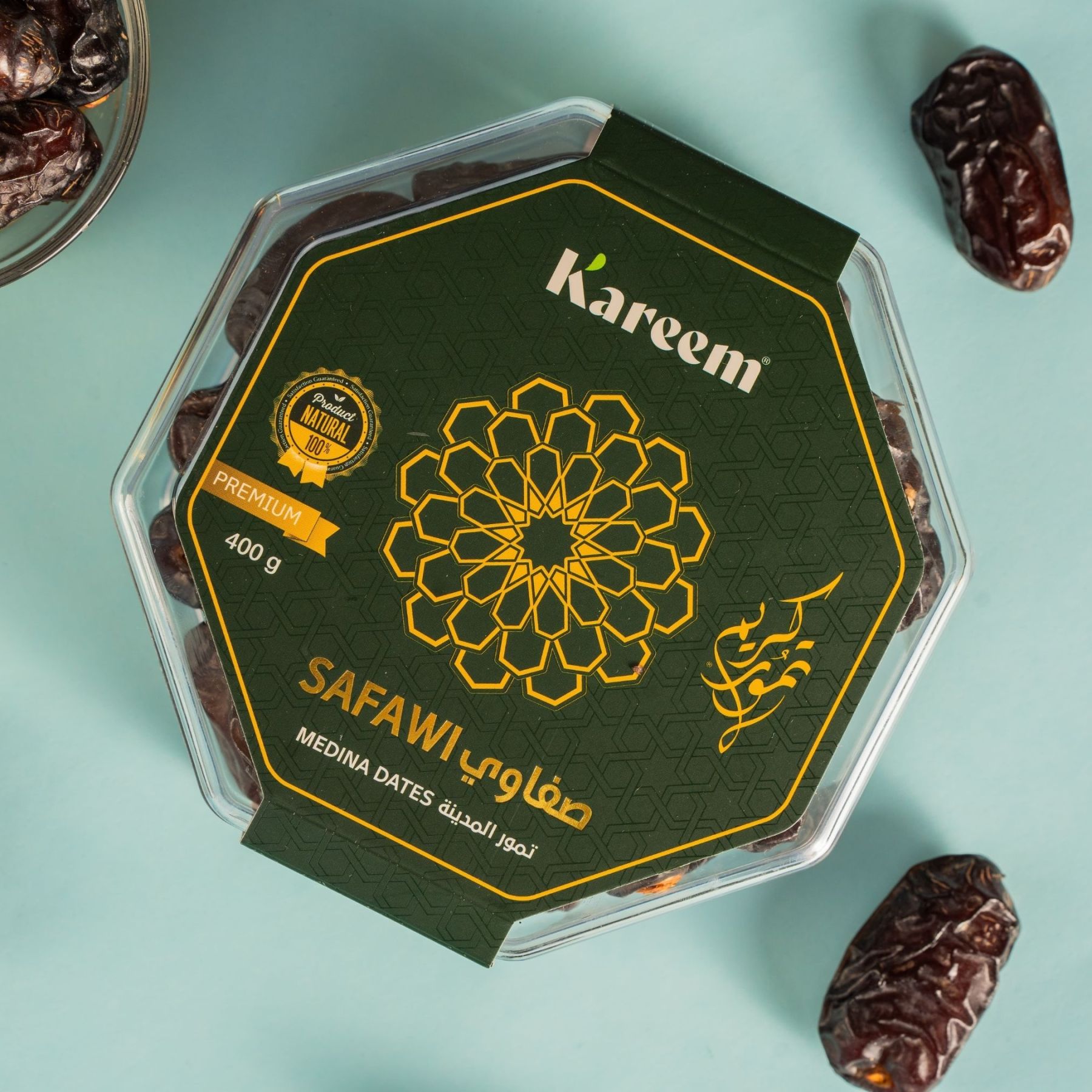  KAREEM KURMA DATES AJWA SAFAWI PREMIUM [ 400g ] FROM SUADI ARABIA