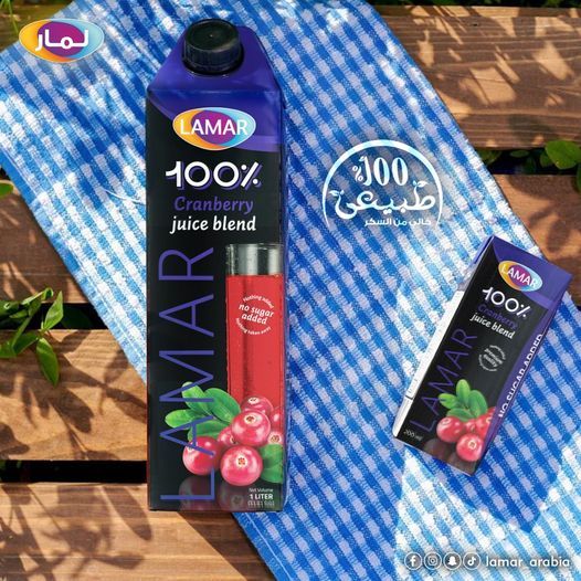 Lamar Cranberry Juice Blend 1 Lt X 12