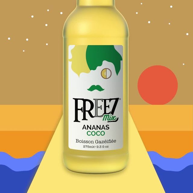 Freez Mix Pineapple & Coconut Soda Drink 275ml x 24