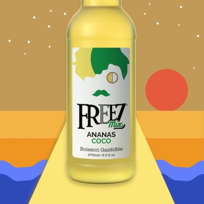 Freez Mix Pineapple & Coconut Soda Drink 275ml x 24