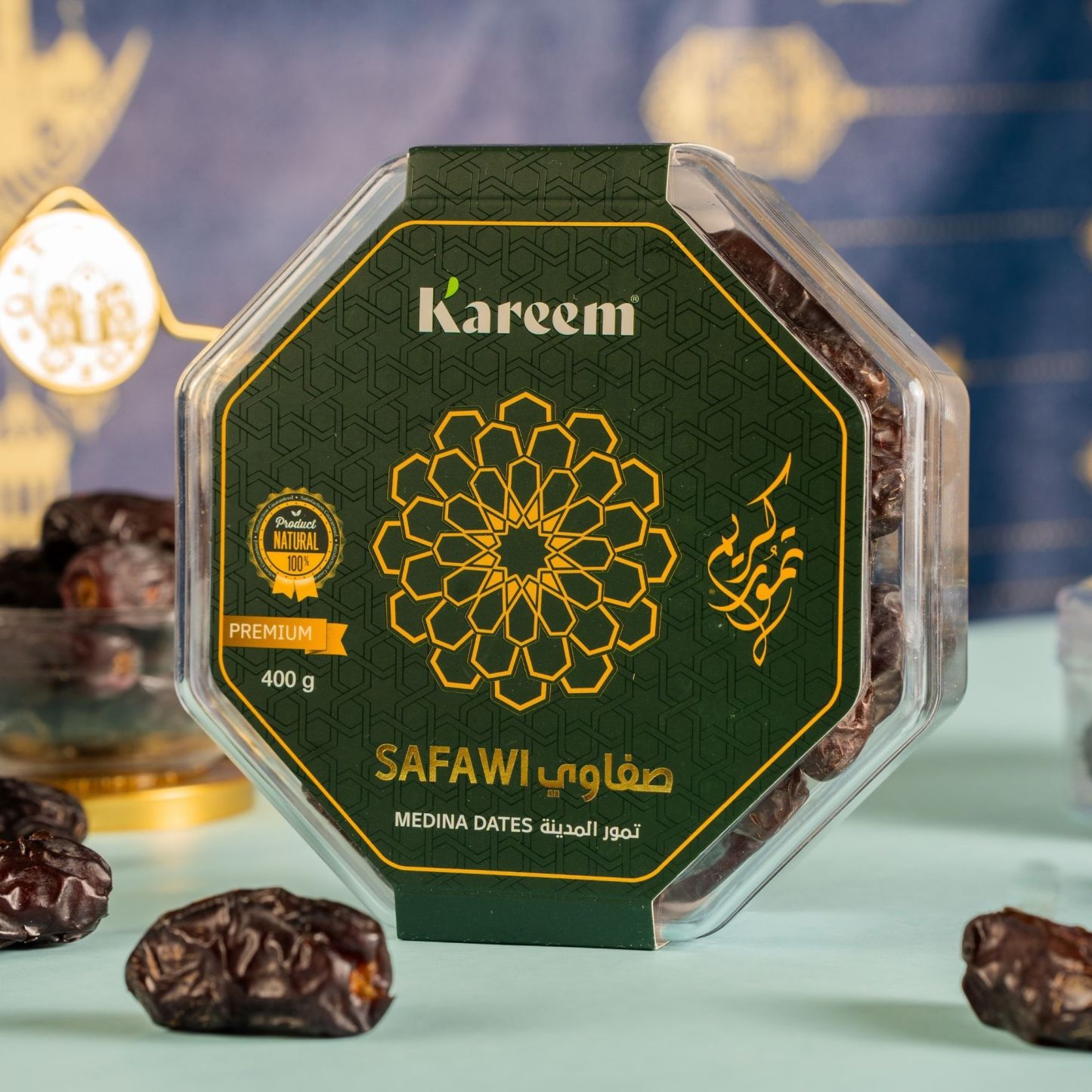  KAREEM KURMA DATES AJWA SAFAWI PREMIUM [ 400g ] FROM SUADI ARABIA