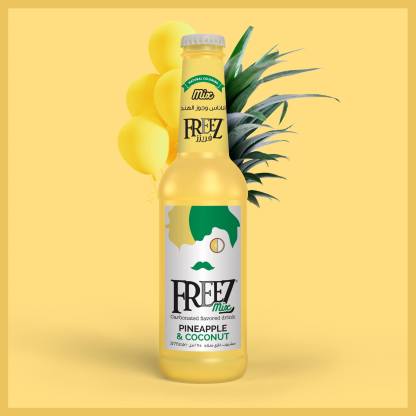 Freez Mix Pineapple & Coconut Soda Drink 275ml x 24