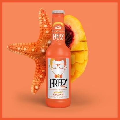 Freez Mix Mango & Peach Soda Drink 275ml x 24