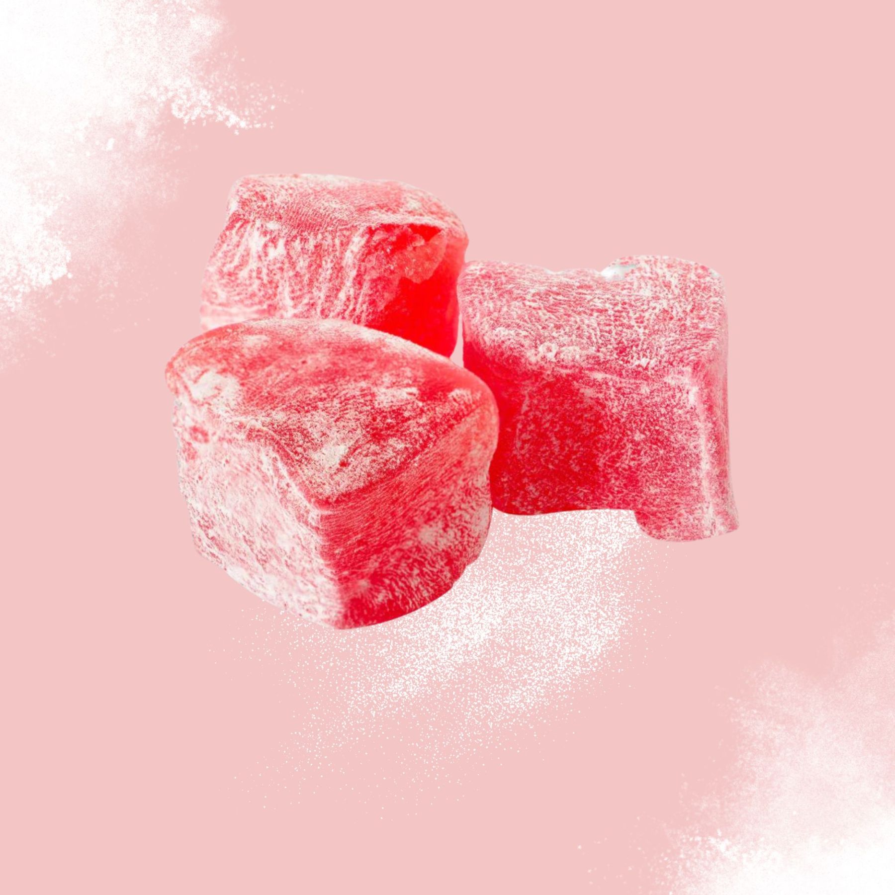KOSKA TURKISH DELIGHT ( Lokum ) WITH Pomegranate [ 500g x 12 ] | Giftable Snacks - Imported From Turkey