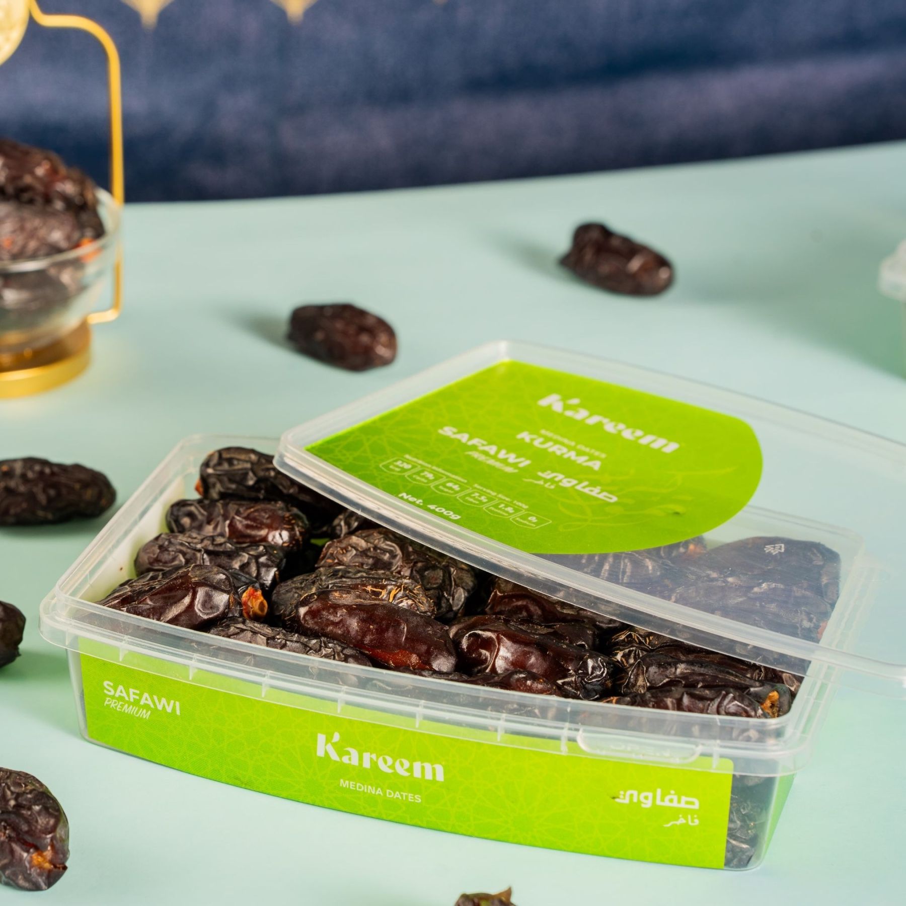 KAREEM KURMA PREMIUM DATES AJWA SAFAWI [ 400g ] FROM SUADI ARABIA