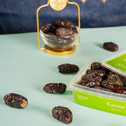 KAREEM KURMA PREMIUM DATES AJWA SAFAWI [ 400g ] FROM SUADI ARABIA