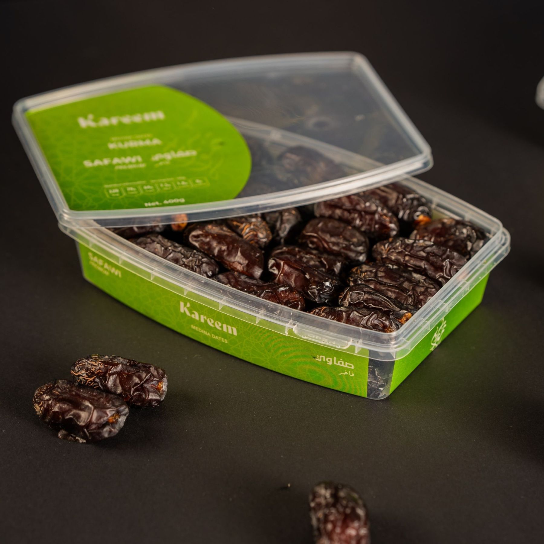 KAREEM KURMA PREMIUM DATES AJWA SAFAWI [ 400g ] FROM SUADI ARABIA