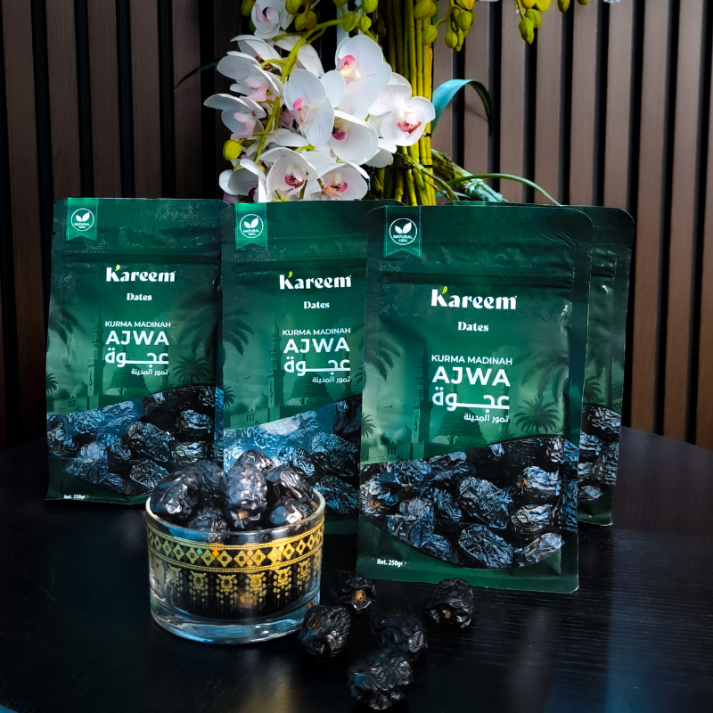 KAREEM KURMA AJWA PREMIUM 250g - Exclusive Pouch