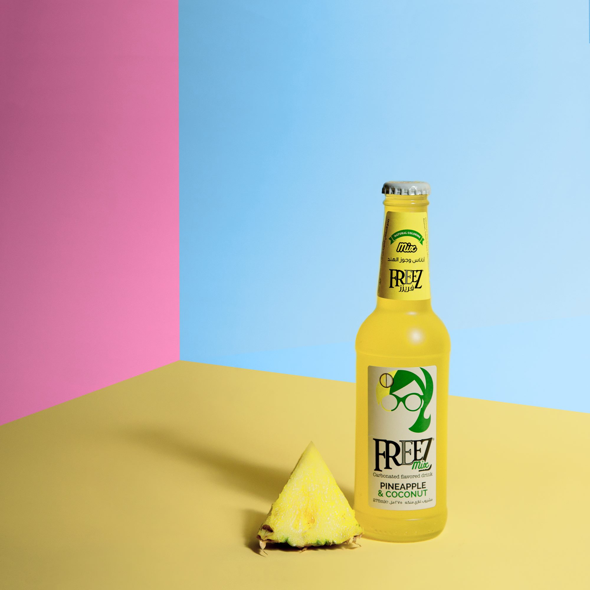 Freez Mix Lemon Ginger Soda Drink 275ml x 24Impact TCS