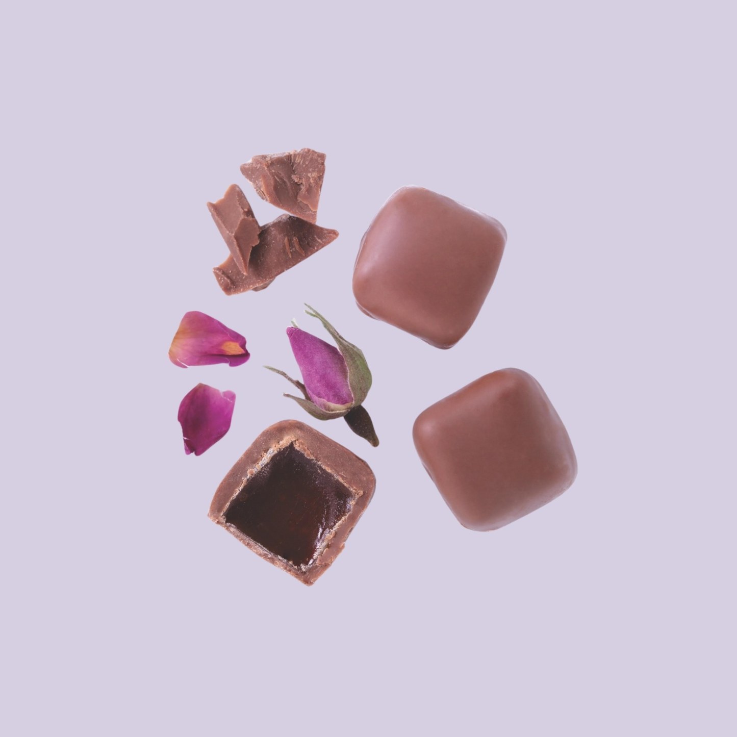 KOSKA TURKISH DELIGHT CHOCOLATE COATED ROSE FLAVOURED 140G x 12