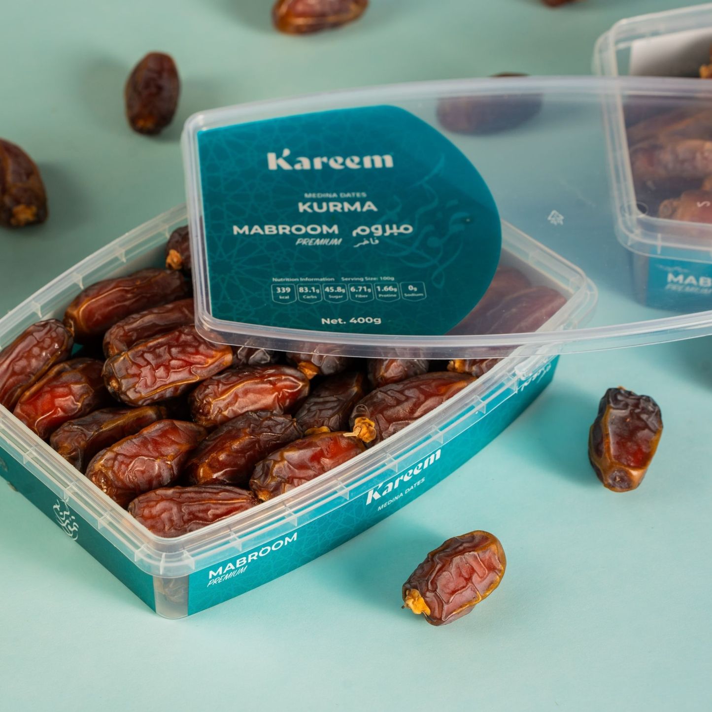 KAREEM KURMA PREMIUM DATES AJWA MABROOM [ 400g ] FROM SUADI ARABIA