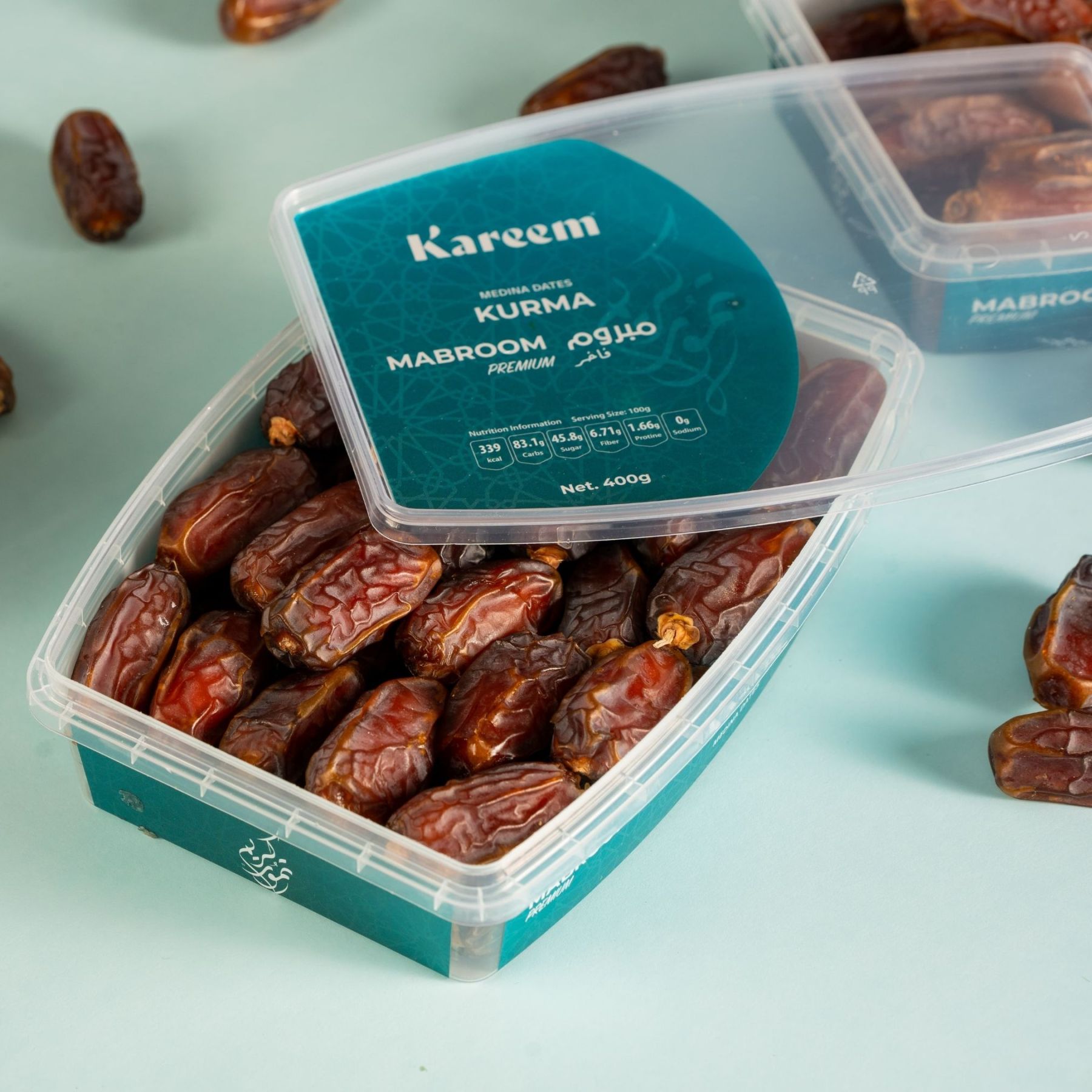 KAREEM KURMA PREMIUM DATES AJWA MABROOM [ 400g ] FROM SUADI ARABIA
