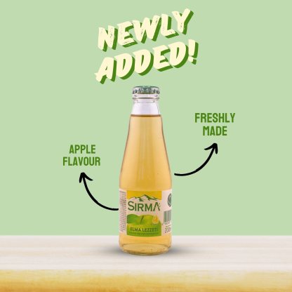 SIRMA Apple Flavoured Natural Mineral Rich Mineral Water Drink 200ml