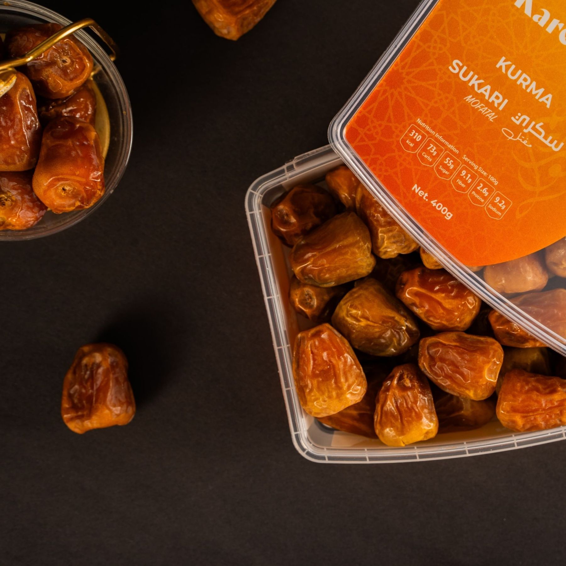 KAREEM KURMA PREMIUM DATES SUKARI ( MUFATAL ) [ 400g ] FROM SUADI ARABIA