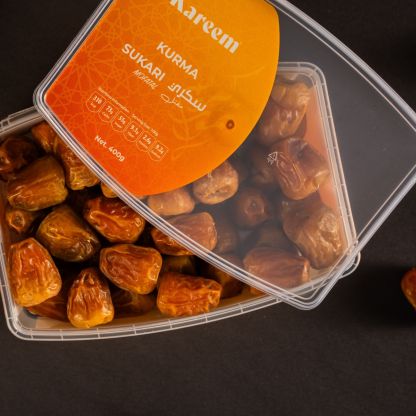 KAREEM KURMA PREMIUM DATES SUKARI ( MUFATAL ) [ 400g ] FROM SUADI ARABIA