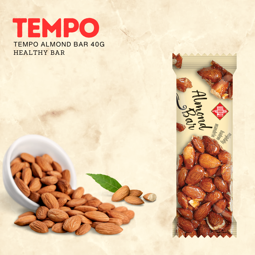 Tempo Almond Bar 40g