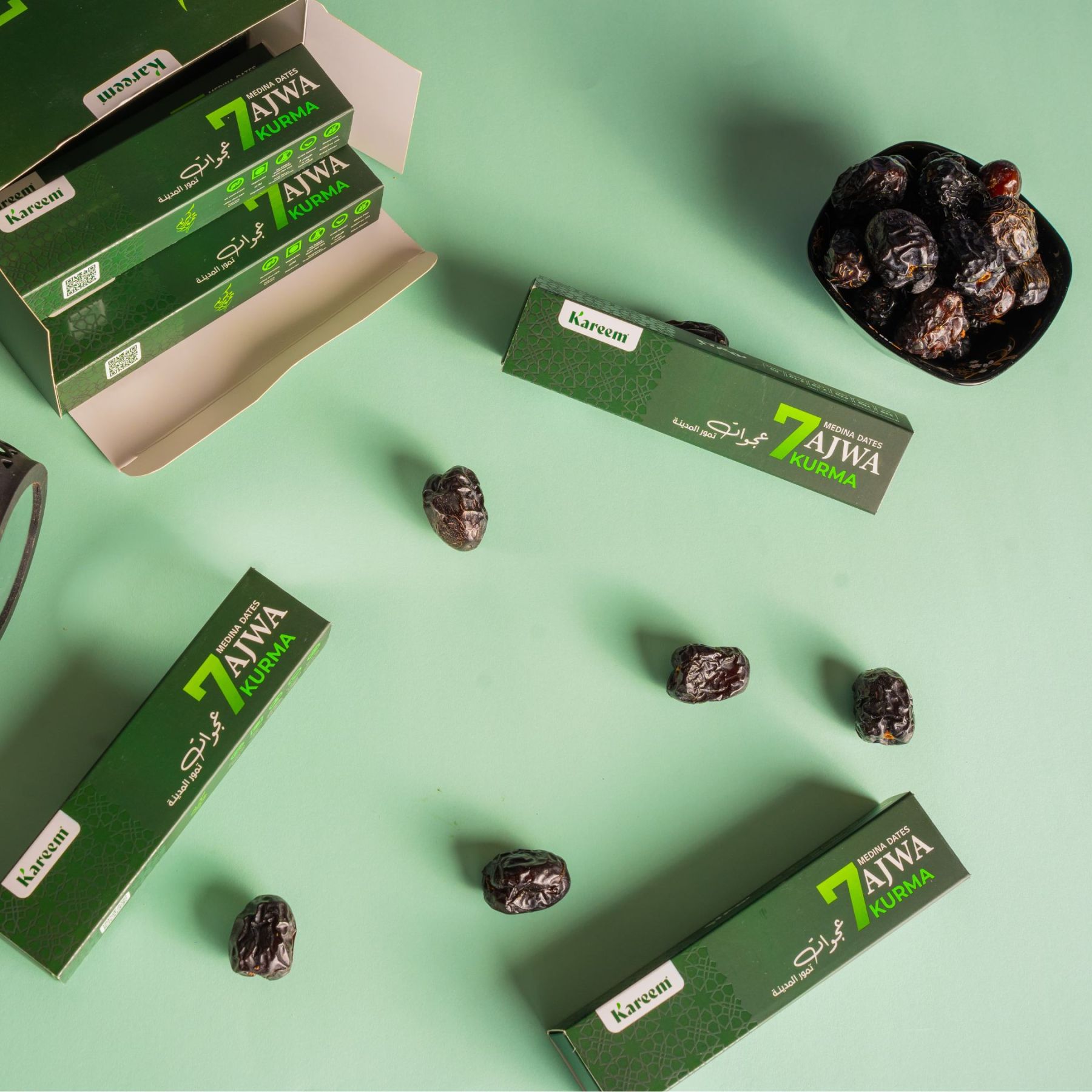  KAREEM DATES AJWA VIP JUMBO [ 7 PIECES ] KURMA AJWA [ 7 BIJI ] MAKANAN SUNNAH